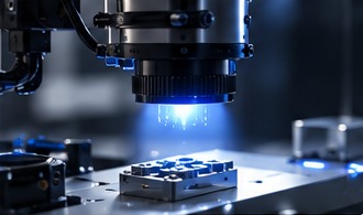 3D rendering of an industrial machine vision inspection system